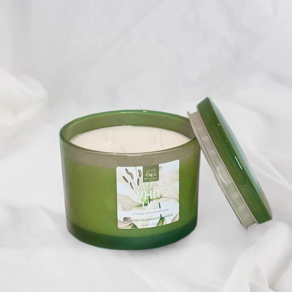 White Lily 3 wick Classic Candle