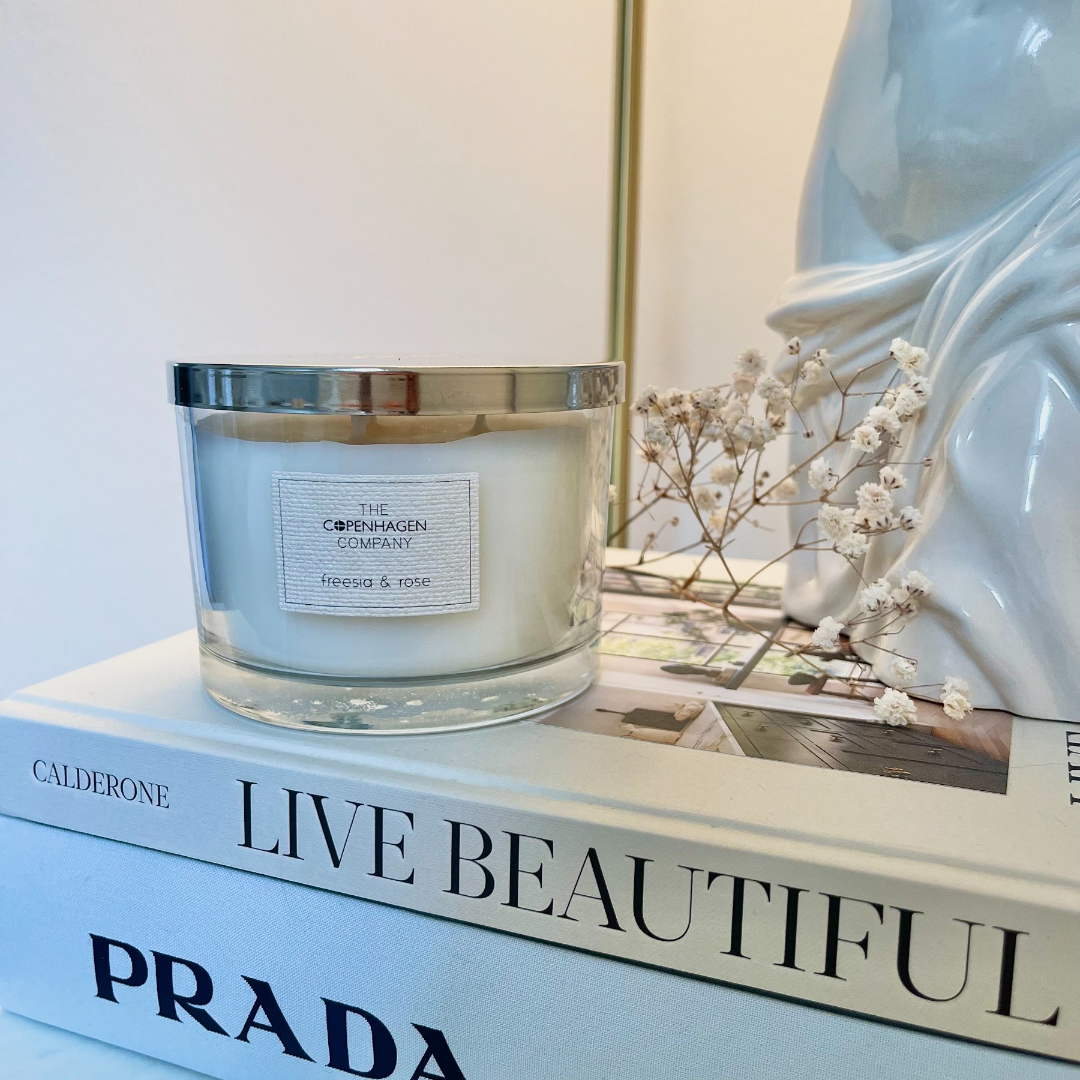 Peony & Rhubarb Medium Candle