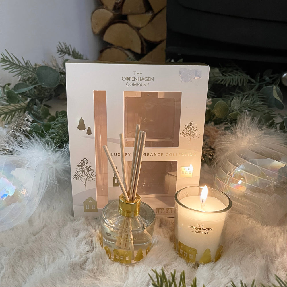 Scandi Christmas Votive & Diffuser Gift Set