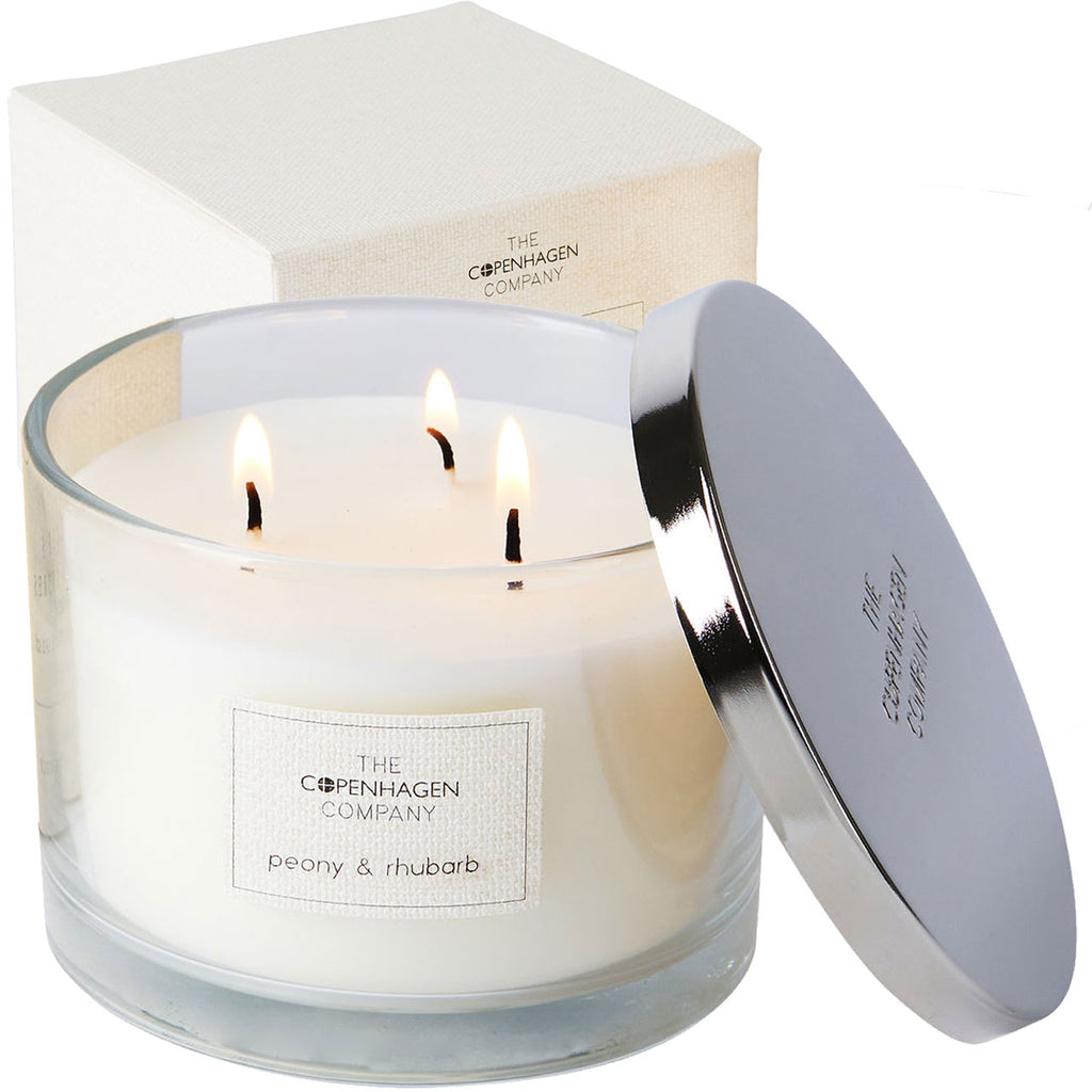 Peony & Rhubarb Medium Candle
