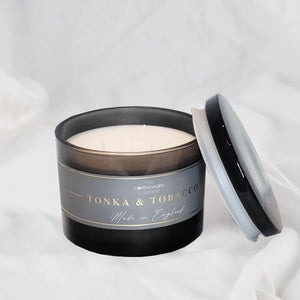 Tonka & Tobacco 3 Wick Medium Candle